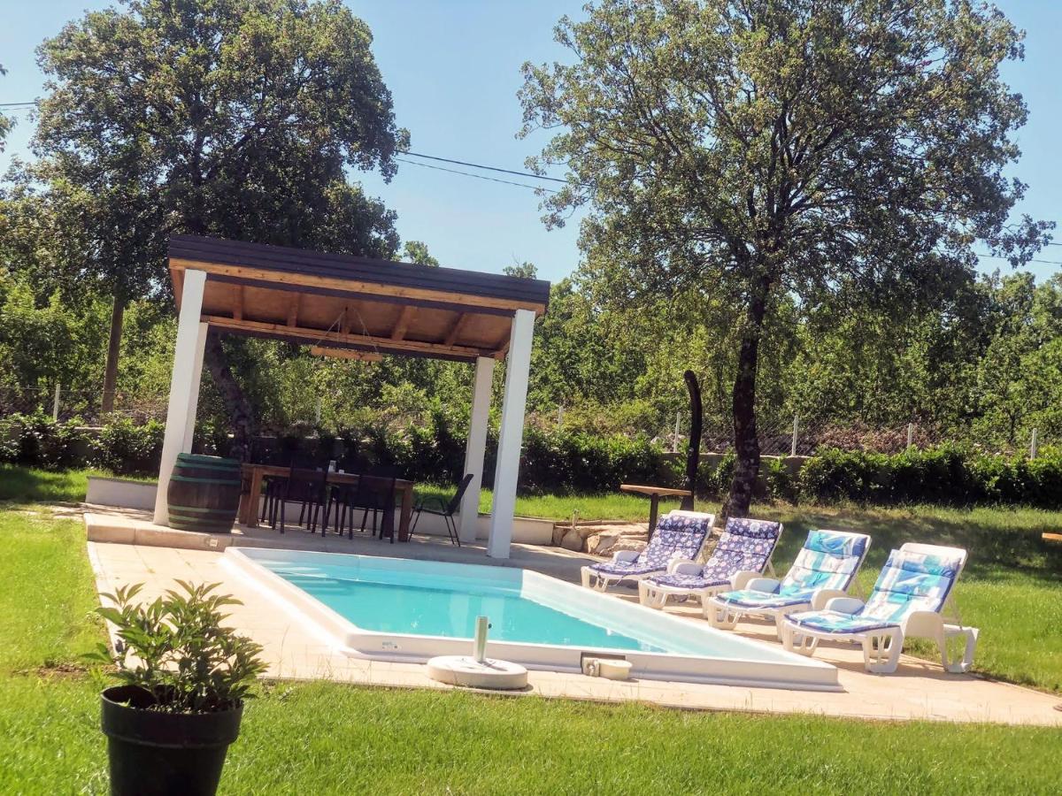 Villa Marie With Pool, Two Bedrooms For 4+2Kids Cavoglave Luaran gambar